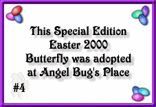 Adopt your butterfly at Angel Bug's Place