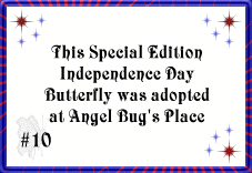 Get Your Independence Day Butterfly at Angel Bug's Place